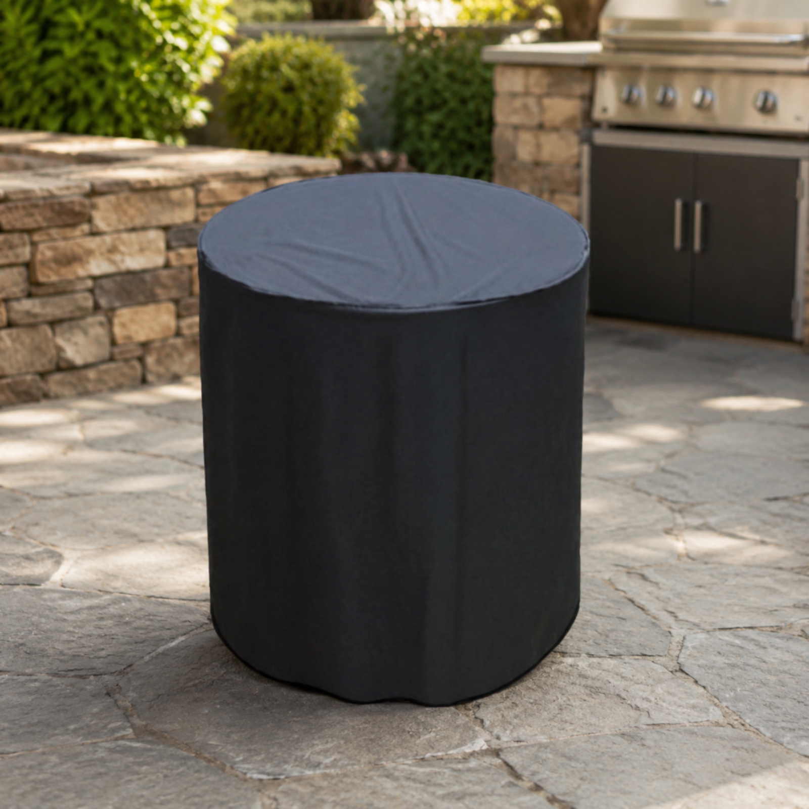 Outdoor Camping Accessories - Round Grill Cover Waterproof Round BBQ