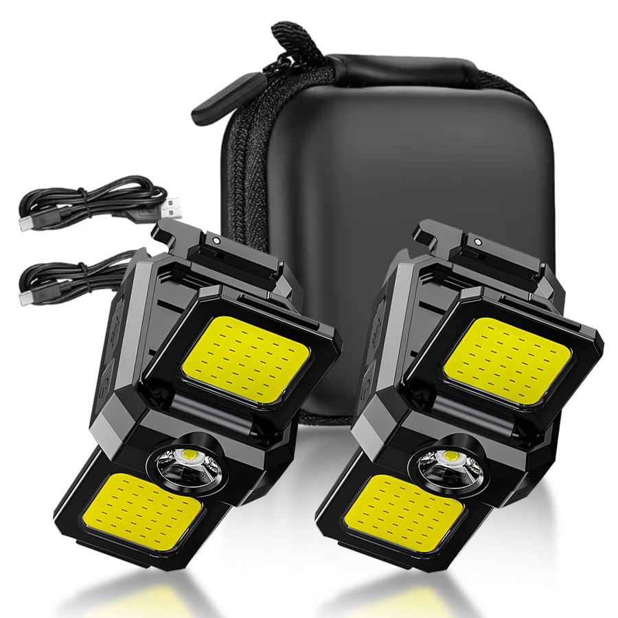 Outdoor Camping Lantern - Mini LED Handheld Flashlights USB Rechargeable