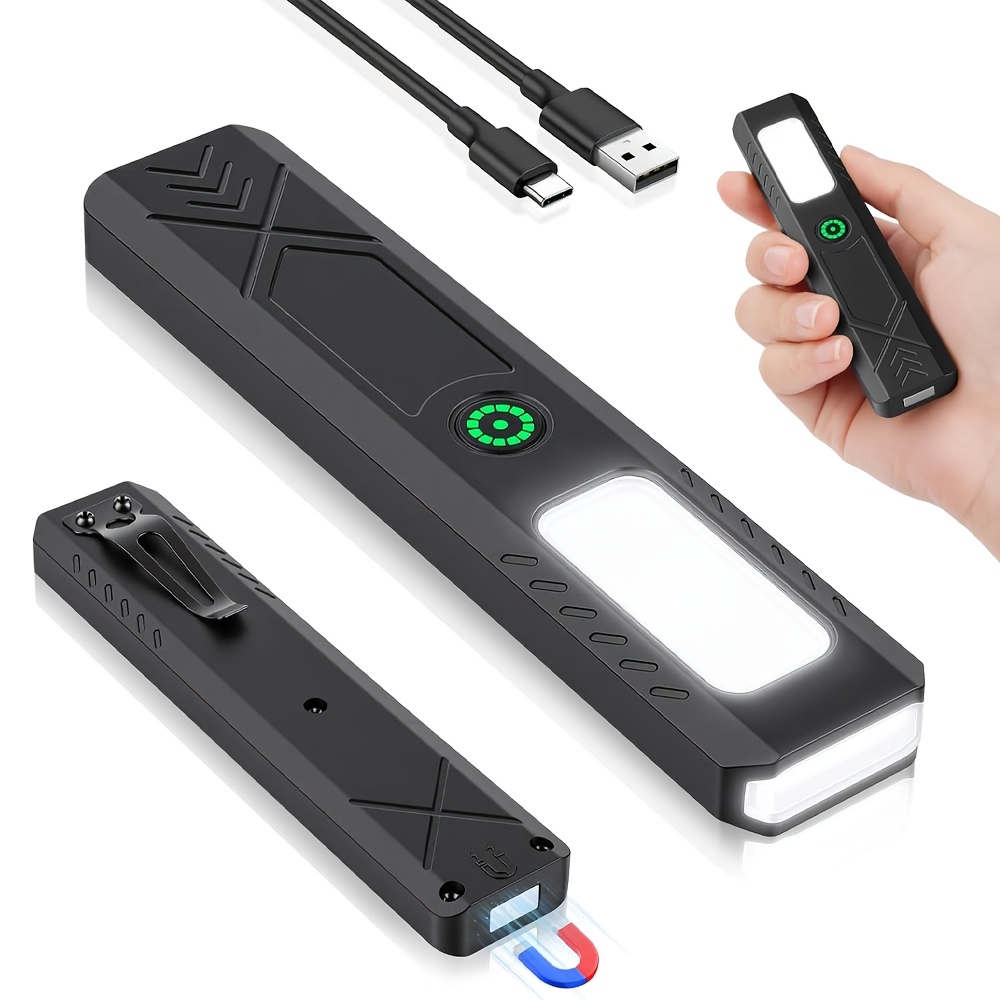 Outdoor Camping And Fishing - Rechargeable LED Handheld Flashlight 600LM Powerful