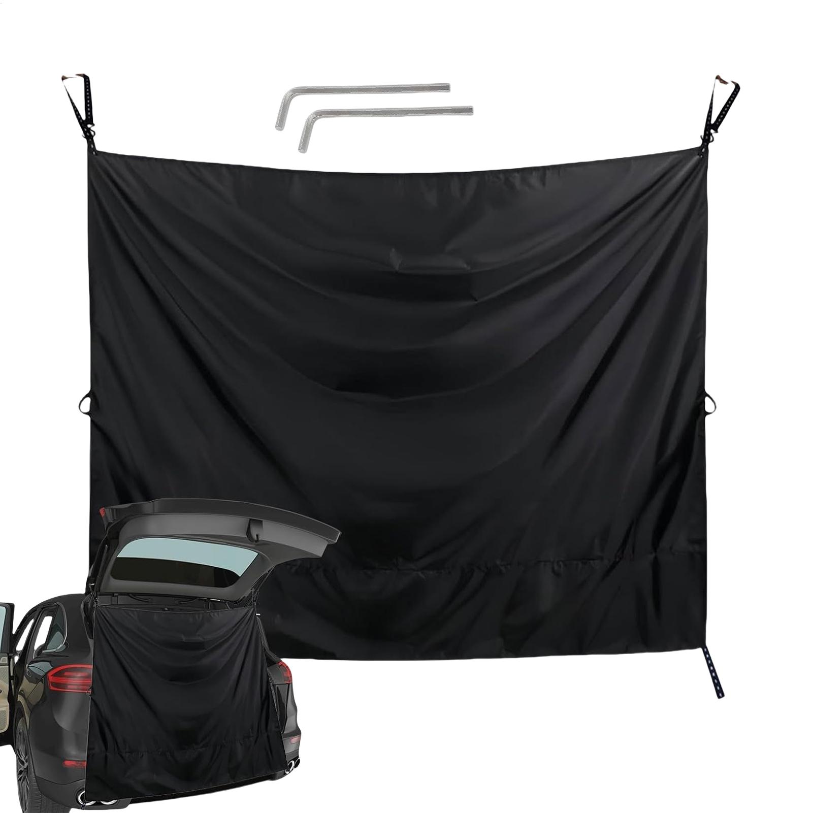 Outdoor Camping Vehicle - Rear Door Shower Curtains RV Privacy