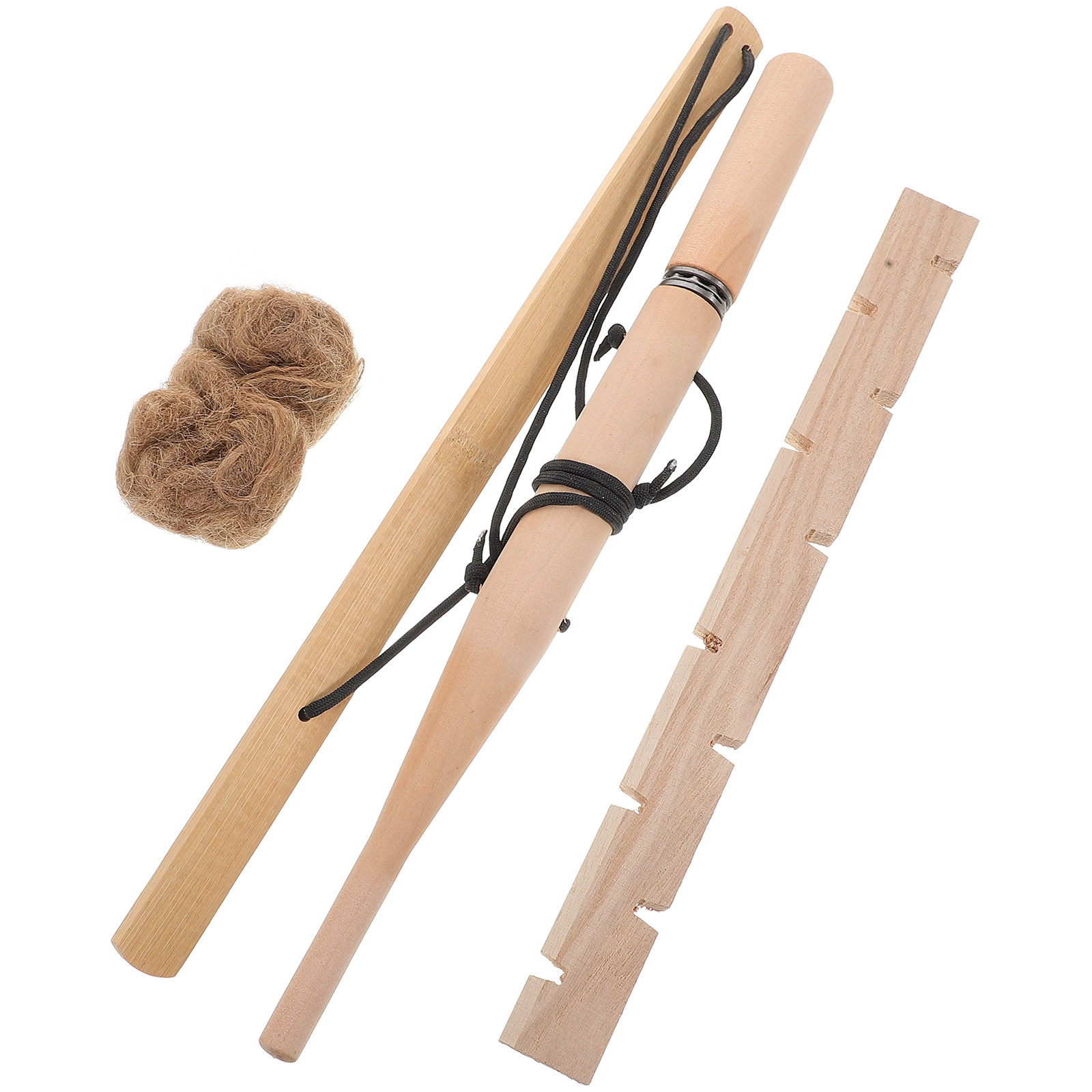 Outdoor Camping Backpack - Outdoor Primitive Fire Starters Bow Drill