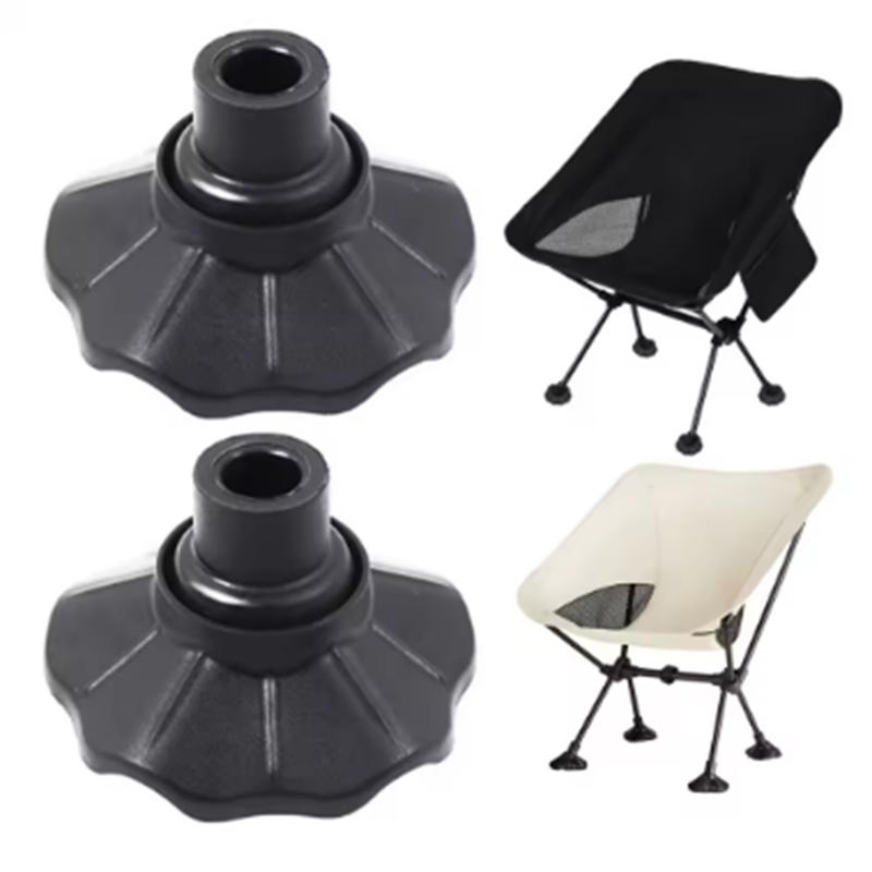 Outdoor Camping And Fishing - 4Pcs 13/16mm Camping Chair Foot Pads,Plastic