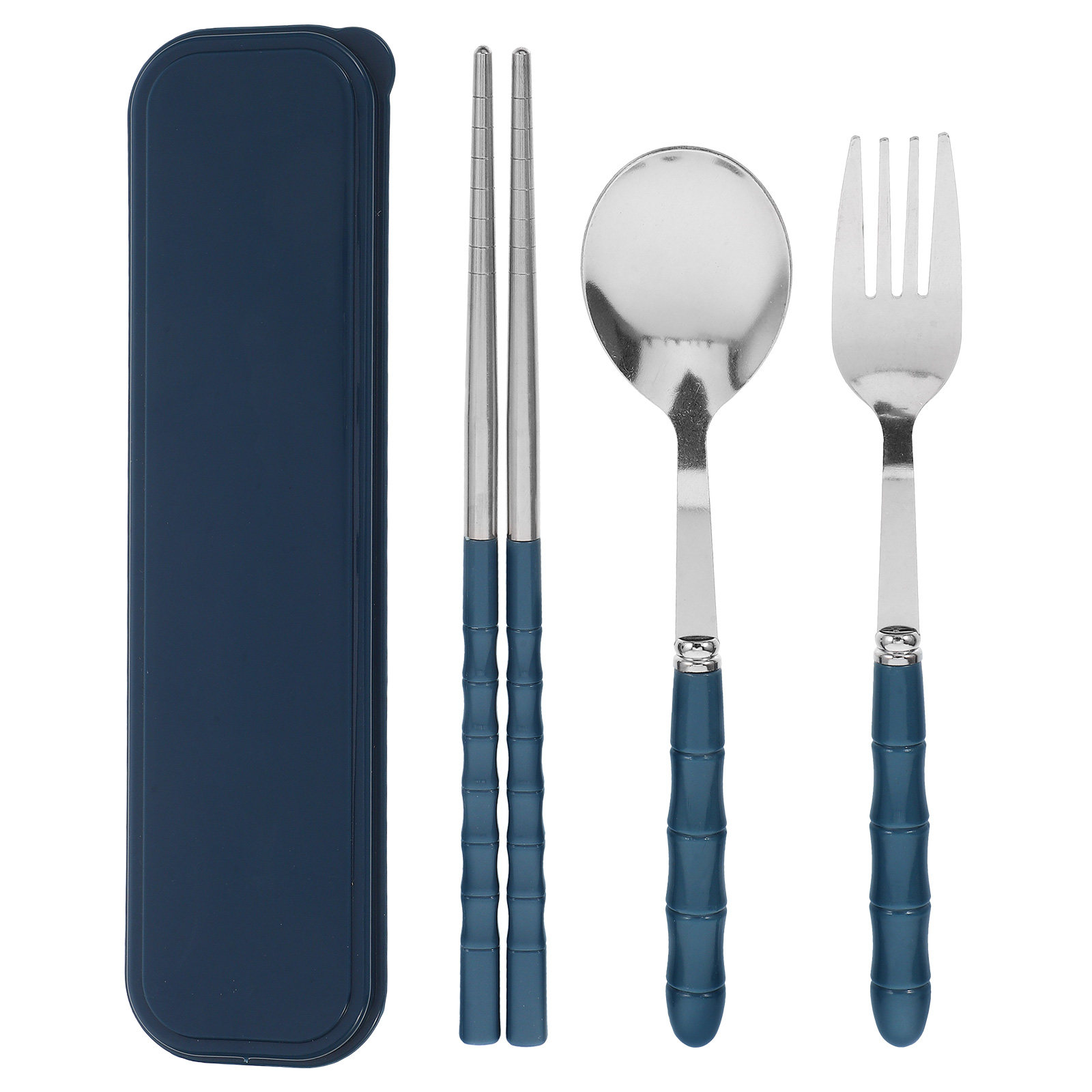 Camp Utensil Set - Compact Stainless Steel Portable Utensils Set