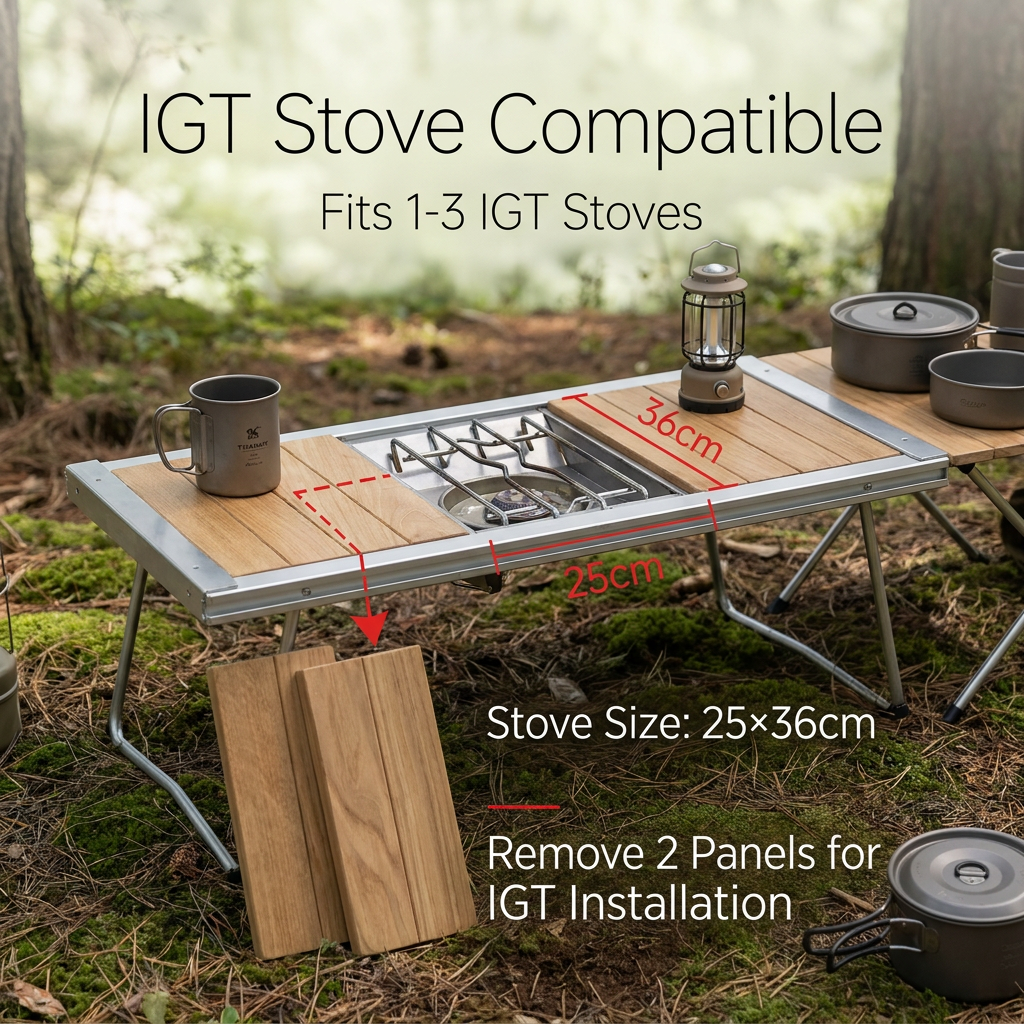 Glamping Outdoor Folding Table - مراجعة Outdoor Camping And Glamping وسعره