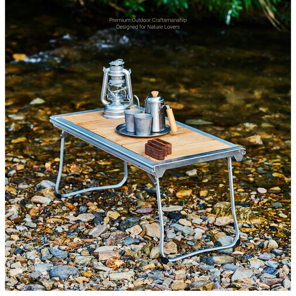 Glamping Outdoor Folding Table - مراجعة Outdoor Camping And Glamping وسعره