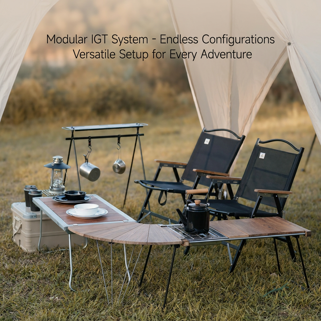 Glamping Outdoor Folding Table - مراجعة Outdoor Camping And Glamping وسعره