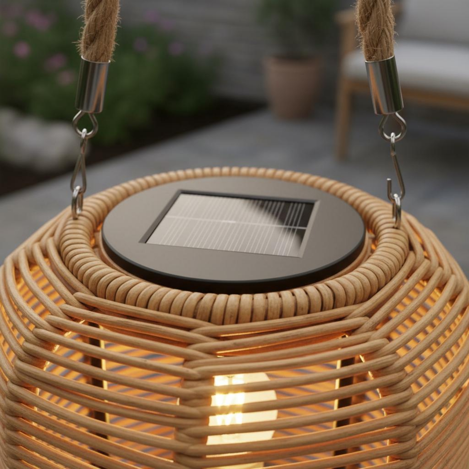 Handwoven Solar Lantern Braide - مراجعة Outdoor Camping Lantern وسعره