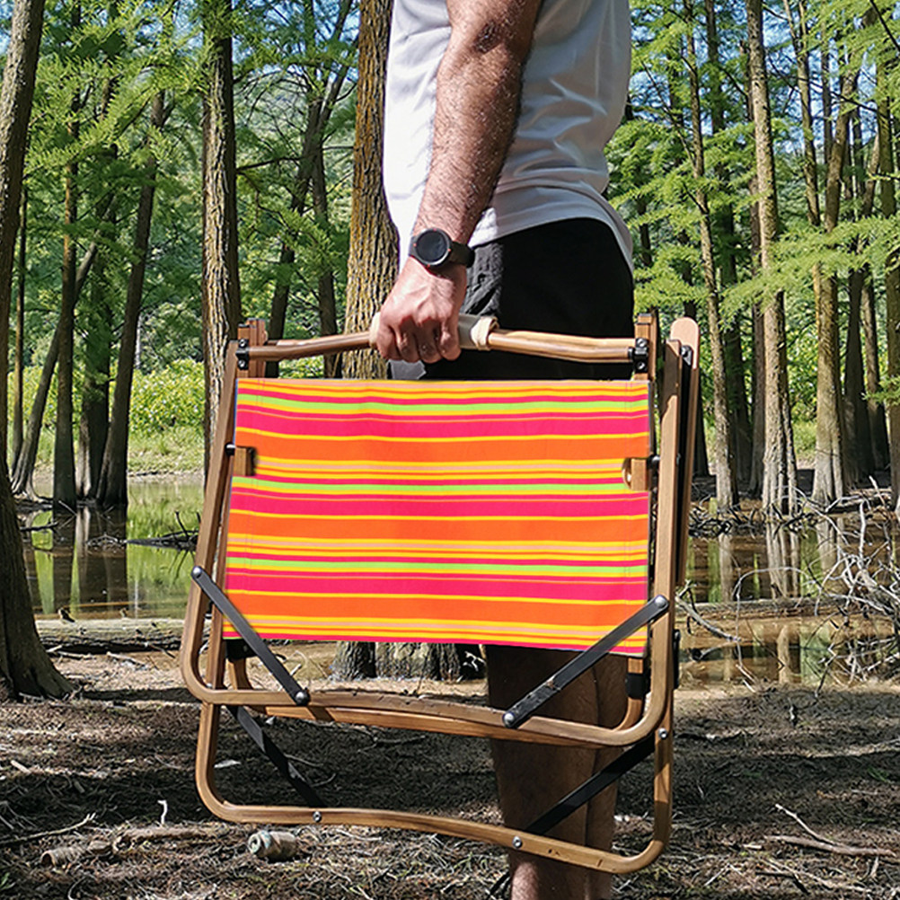 1Set Directors Chair Canvas Re - مراجعة Outdoor Camping Accessories وسعره