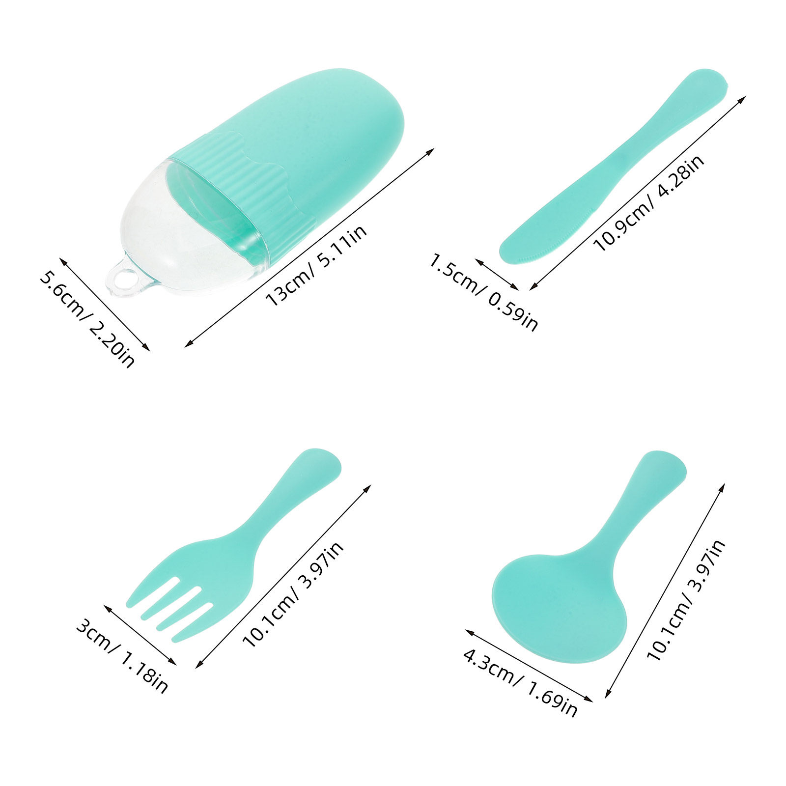 3Sets Portable Utensil Set wit - مراجعة Camp Utensil Set وسعره