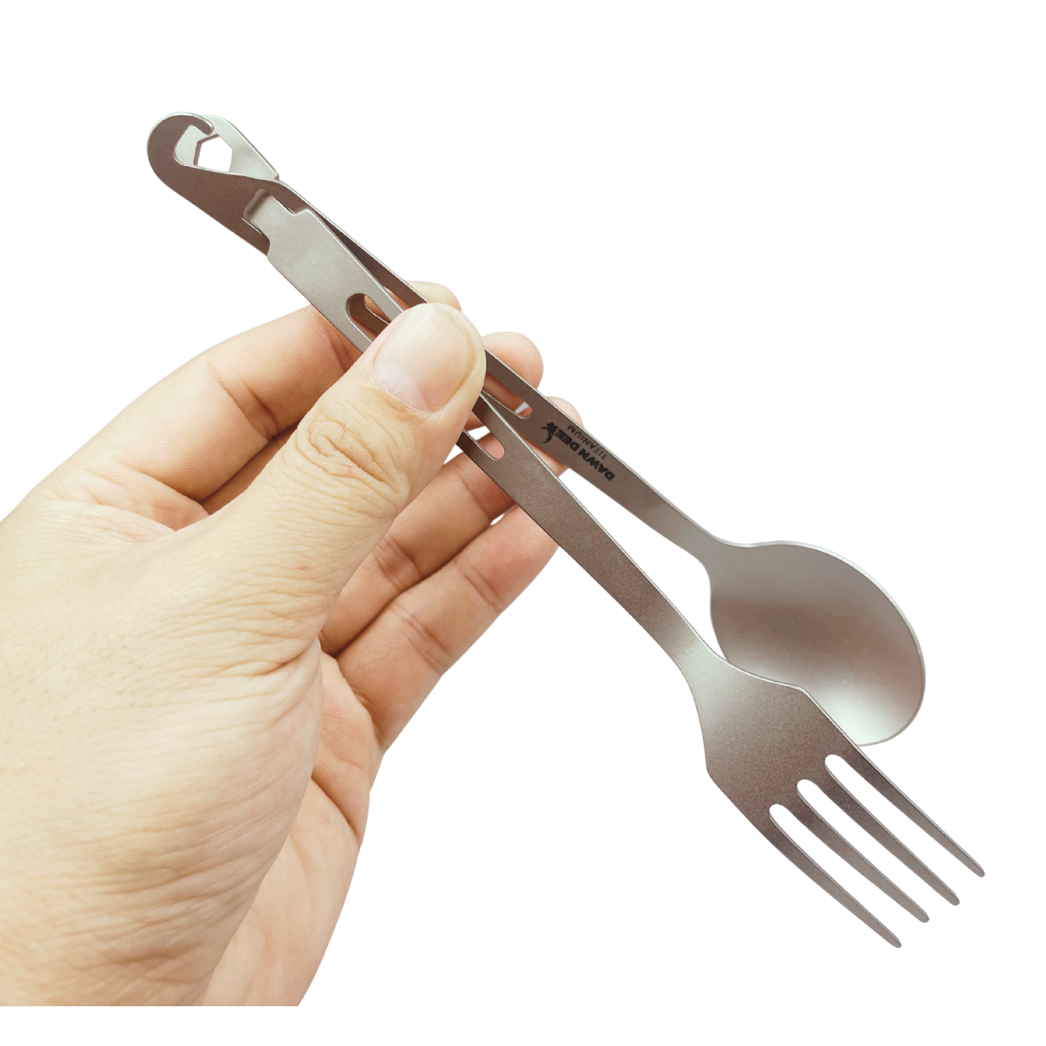 DAWN DEER Titanium 4pcs Campin - مراجعة Camp Utensil Set وسعره