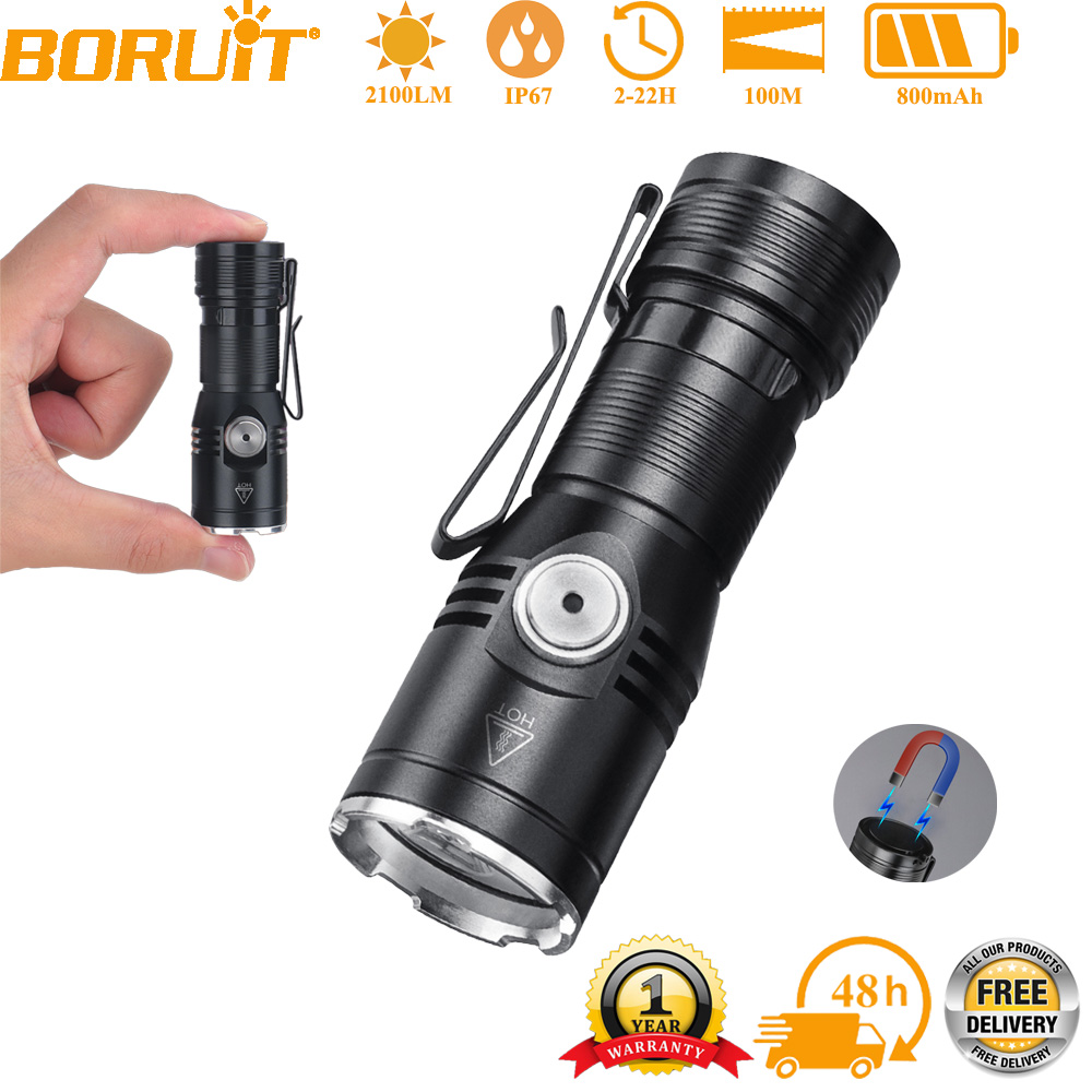 BORUiT ET15 EDC Flashlight Ult - مراجعة Outdoor Camping And Fishing وسعره