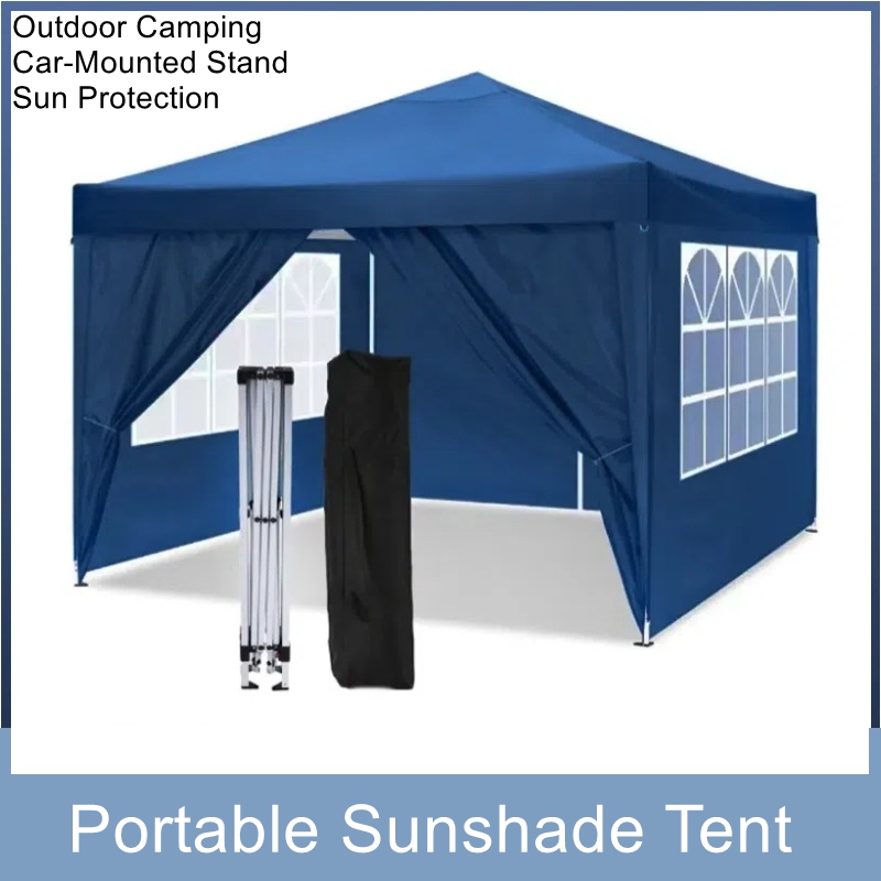 3x3 Folding Tent—Camping, Exhi - مراجعة Outdoor Camping Exhibition وسعره