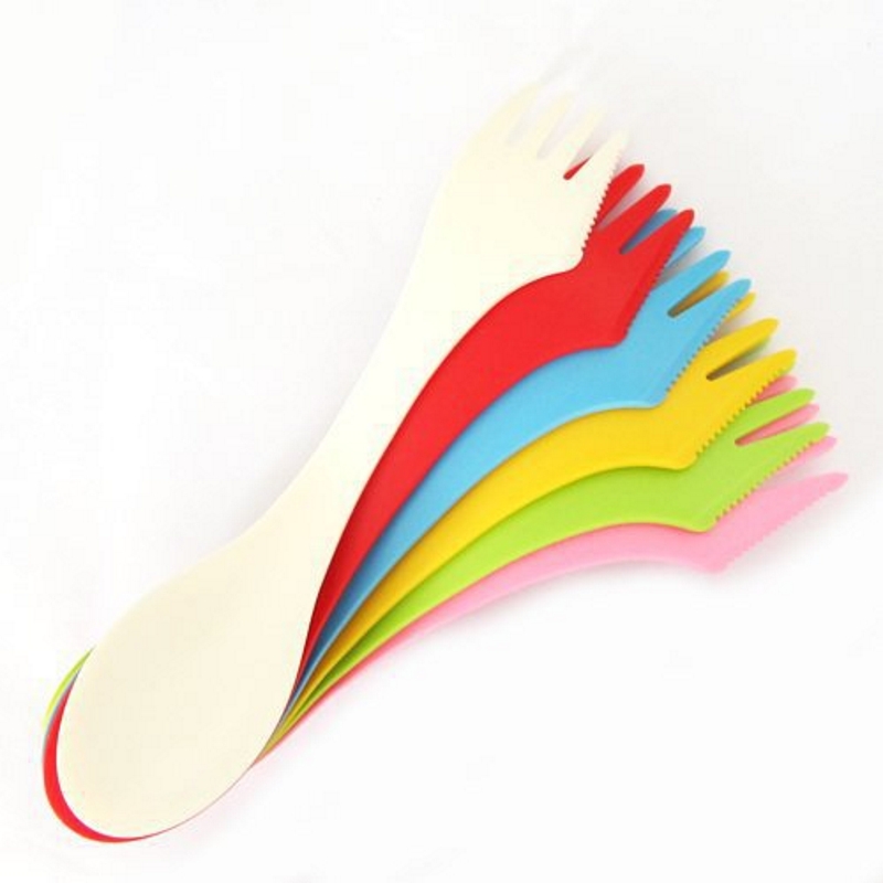 6PCS 3-in-1 Camp Utensils Set  - مراجعة Camp Utensil Set وسعره