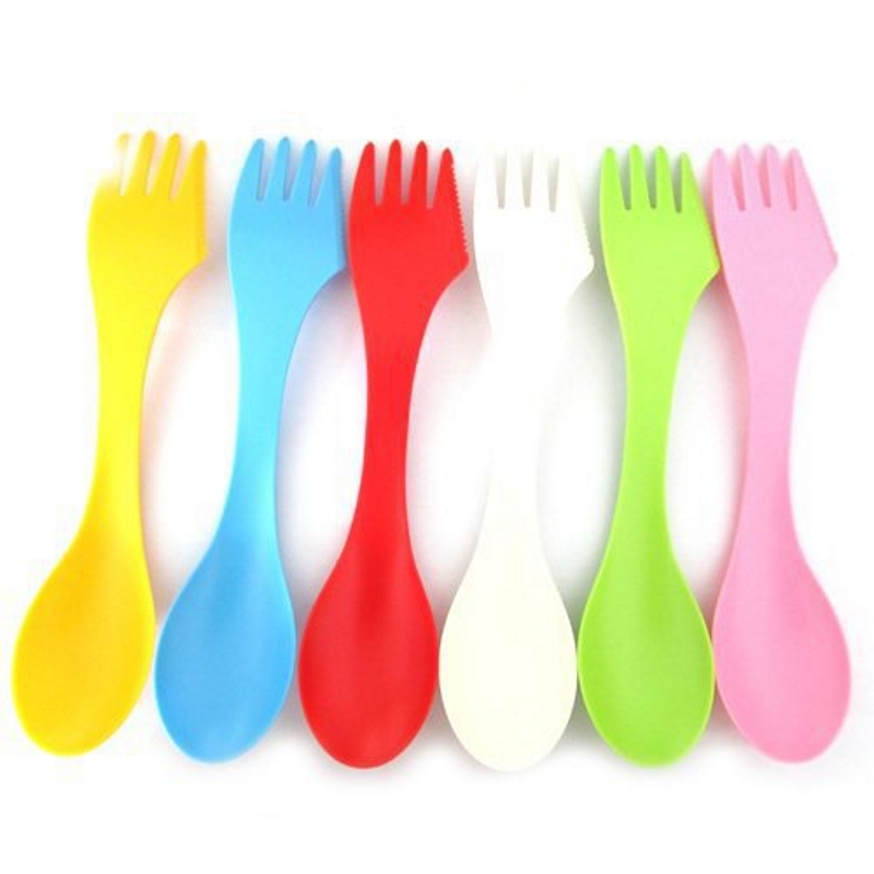 6PCS 3-in-1 Camp Utensils Set  - مراجعة Camp Utensil Set وسعره