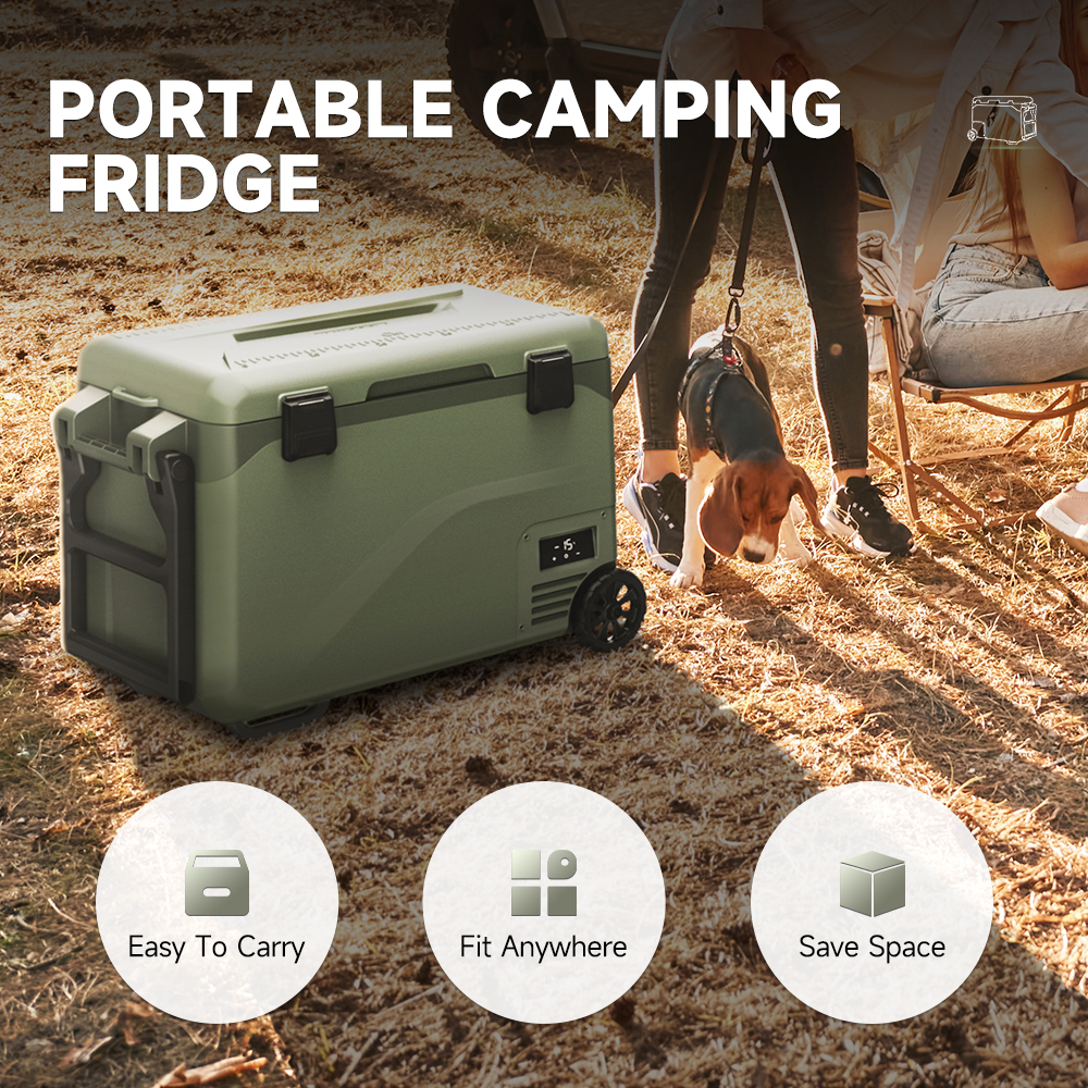 GS50-W Dual-zone Car Fridge 12 - مراجعة Outdoor Camping Zone وسعره
