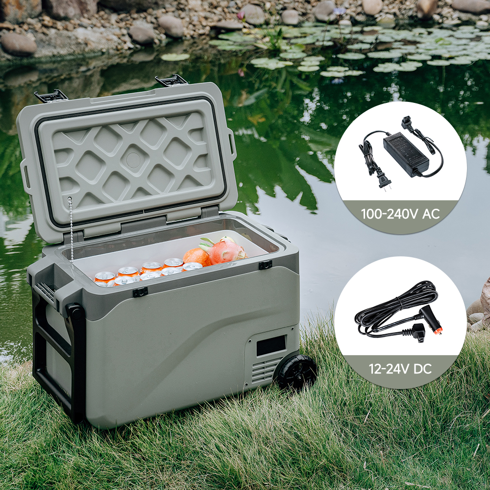 GS40-W Dual-zone Car Fridge 12 - مراجعة Outdoor Camping Zone وسعره