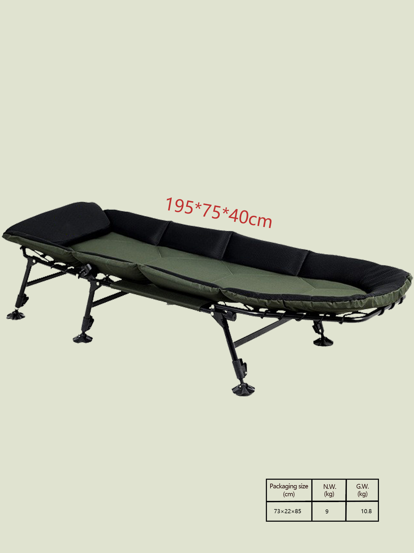 Folding Bed Widened Thickened  - مراجعة Outdoor Camping Beds For Sale وسعره