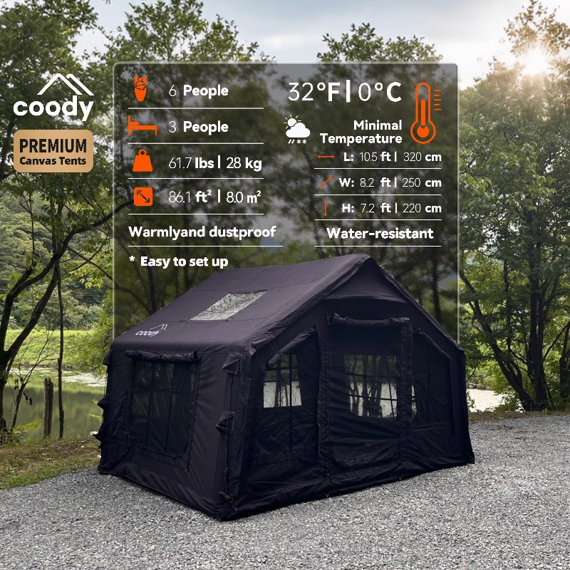 YTYIN Coody 8.0 Inflatable Air - مراجعة Outdoor Camping And Glamping وسعره