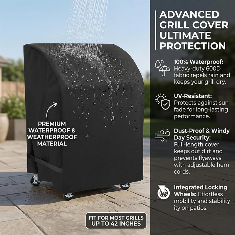 Outdoor BBQ Grill Cover,Dustpr - مراجعة Outdoor Gas Stove وسعره