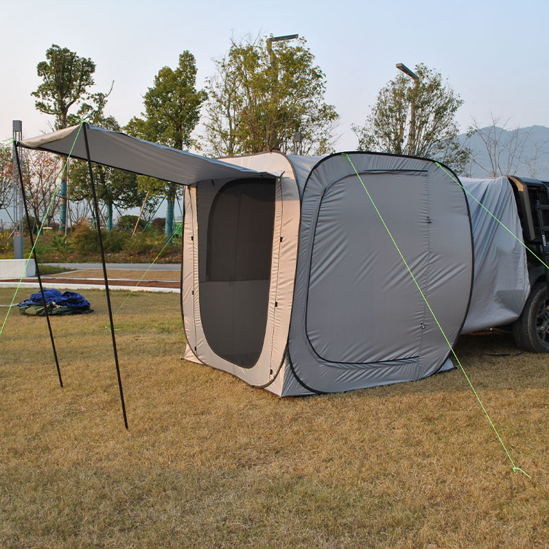 SUV Tailgate Tent with Awning  - مراجعة Outdoor Camping Van Tent وسعره