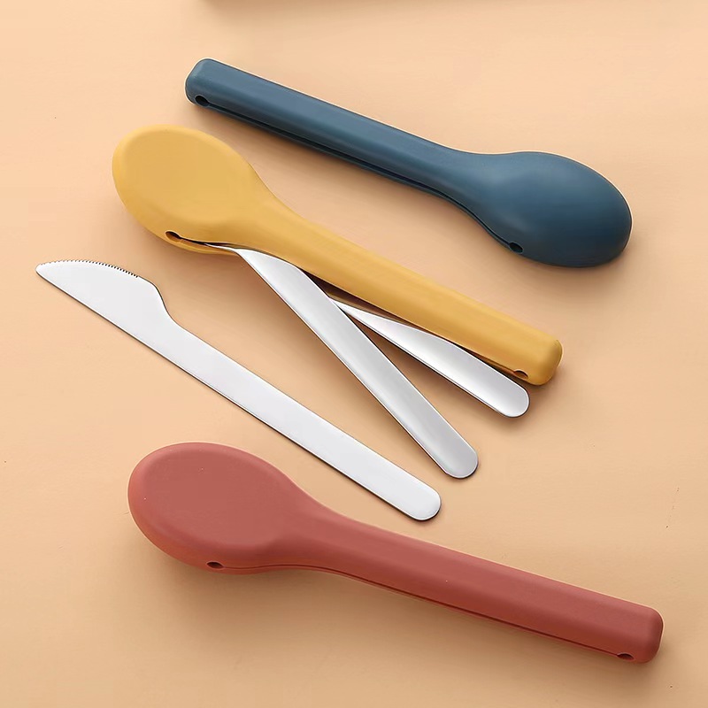 3-Piece Portable Flatware Pock - مراجعة Camp Utensil Set وسعره