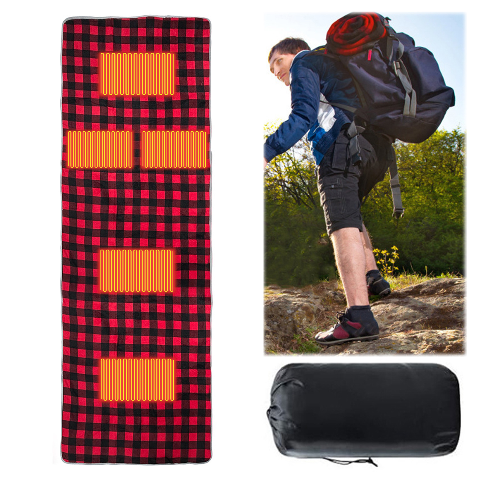 Camping Heating Sleeping Pad w - مراجعة Outdoor Camping Zone وسعره