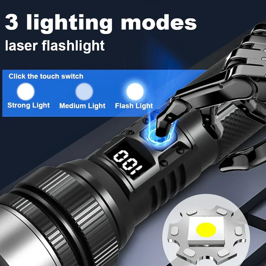 Ultra-Bright Rechargeable Flas - مراجعة Outdoor Camping And Fishing وسعره