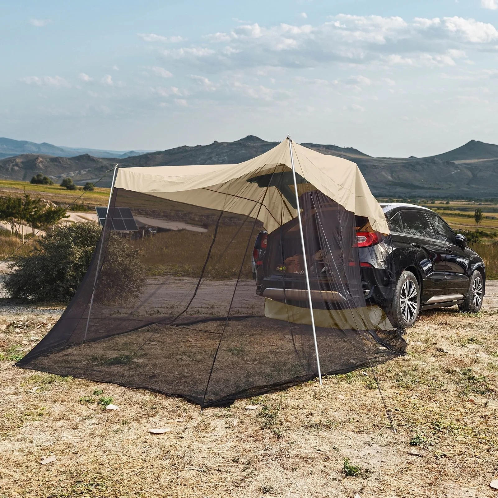 SUV Rear Tent for Camping Wate - مراجعة Outdoor Camping Van Tent وسعره