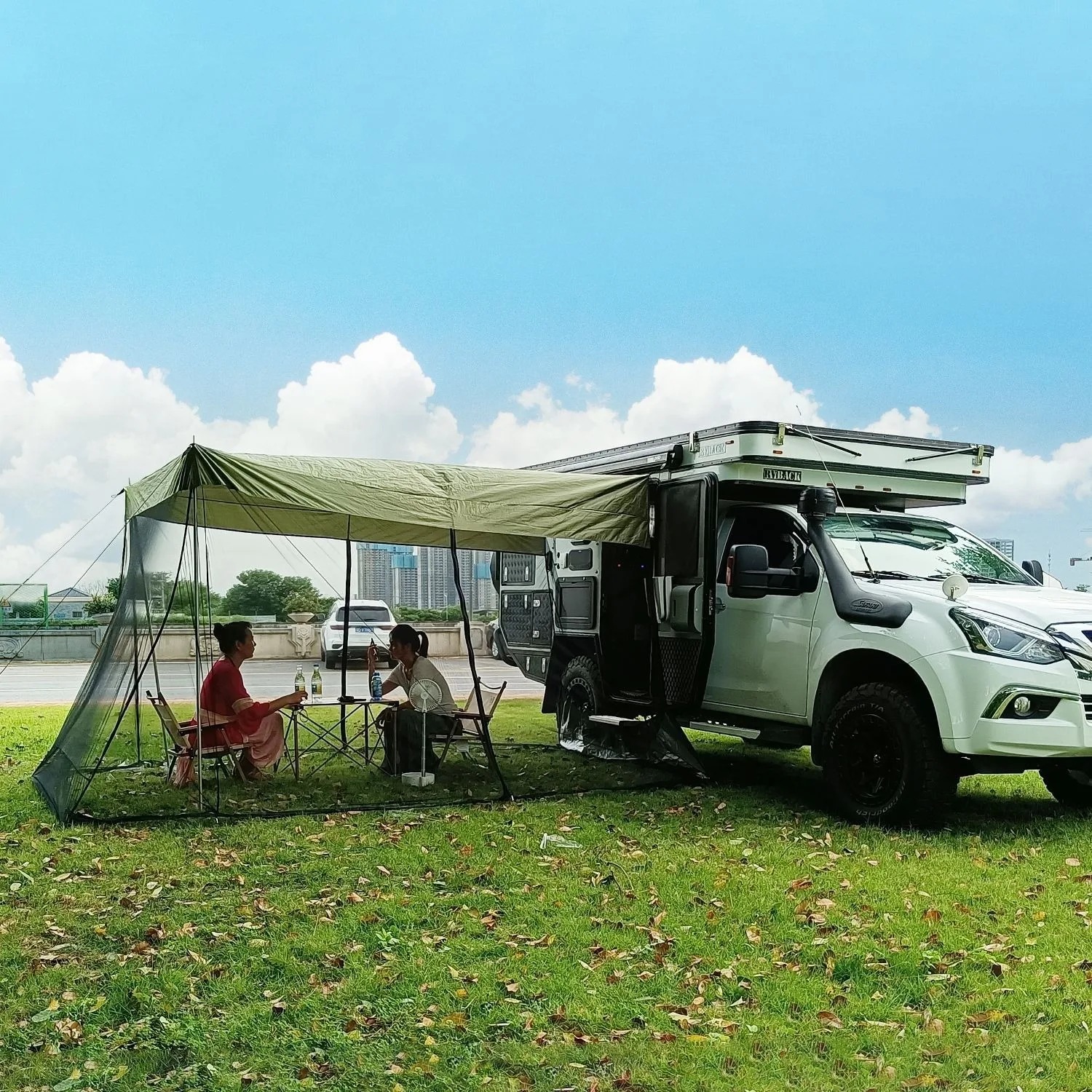 SUV Rear Tent for Camping Wate - مراجعة Outdoor Camping Van Tent وسعره