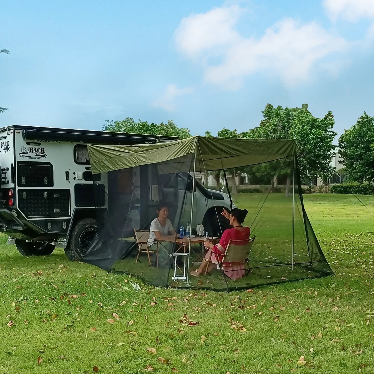 SUV Rear Tent for Camping Wate - مراجعة Outdoor Camping Van Tent وسعره