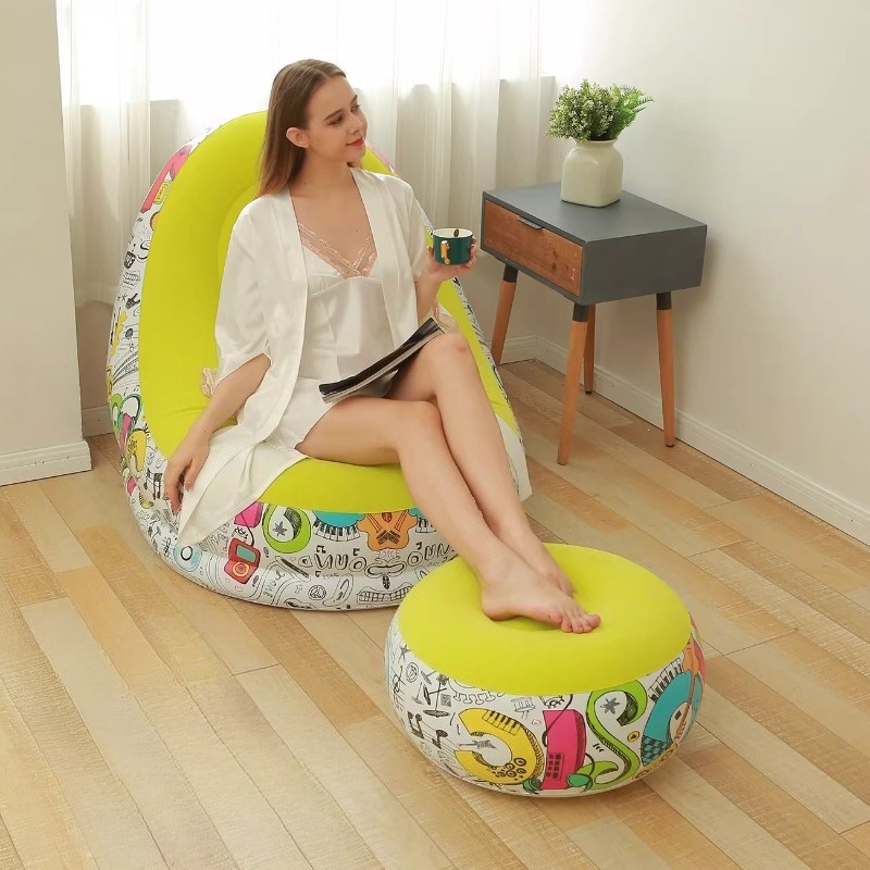 Lazy Person's Foldable Inflata - مراجعة Outdoor Camping Rental وسعره