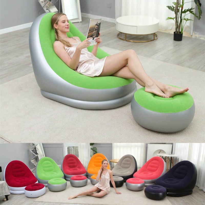 Lazy Person's Foldable Inflata - مراجعة Outdoor Camping Rental وسعره