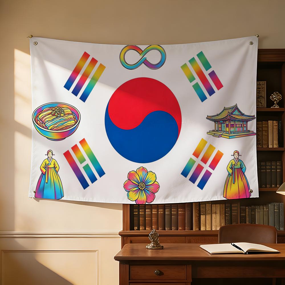 South Korea Flags Outdoor Camp - مراجعة Outdoor Camping Korea وسعره
