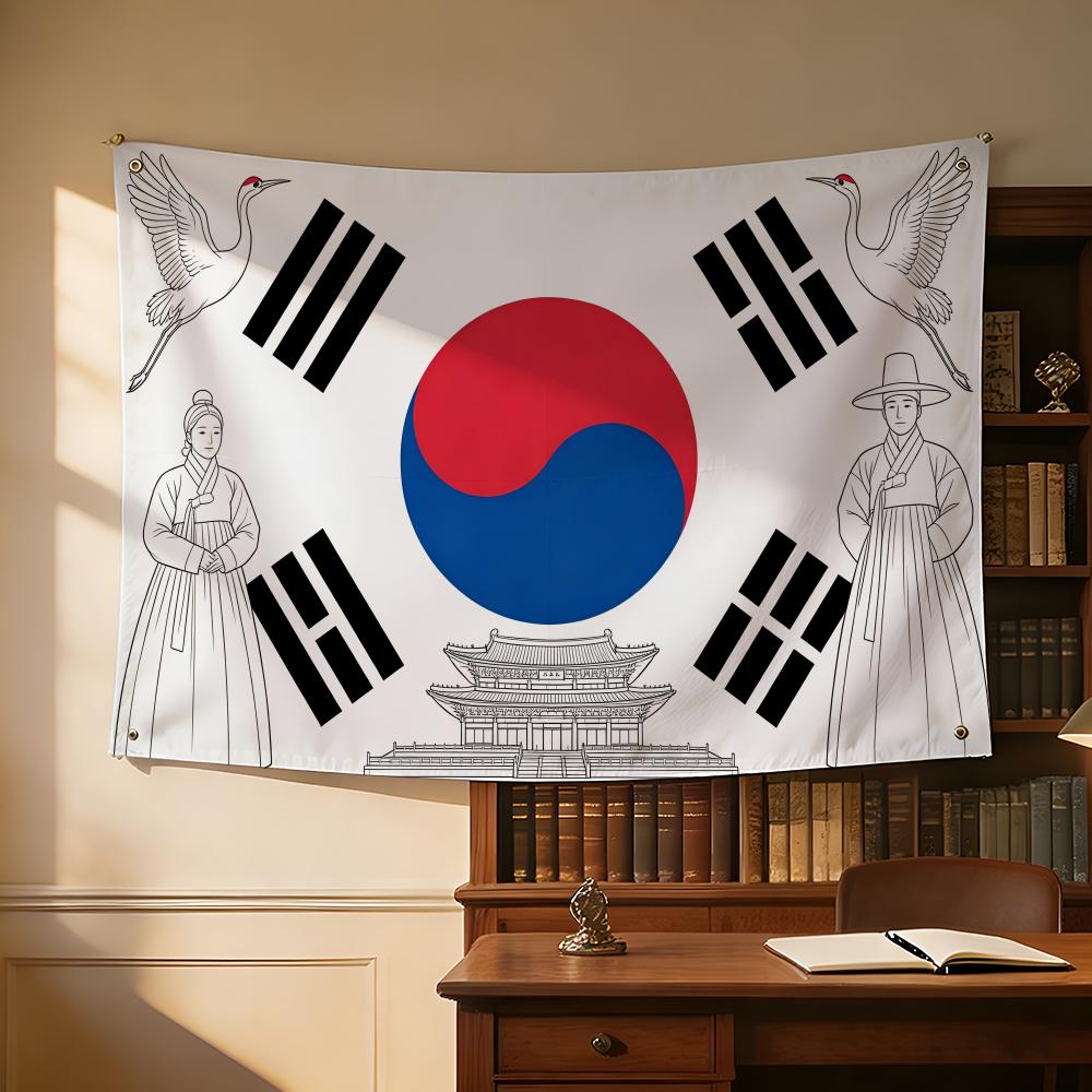 South Korea Flags Outdoor Camp - مراجعة Outdoor Camping Korea وسعره