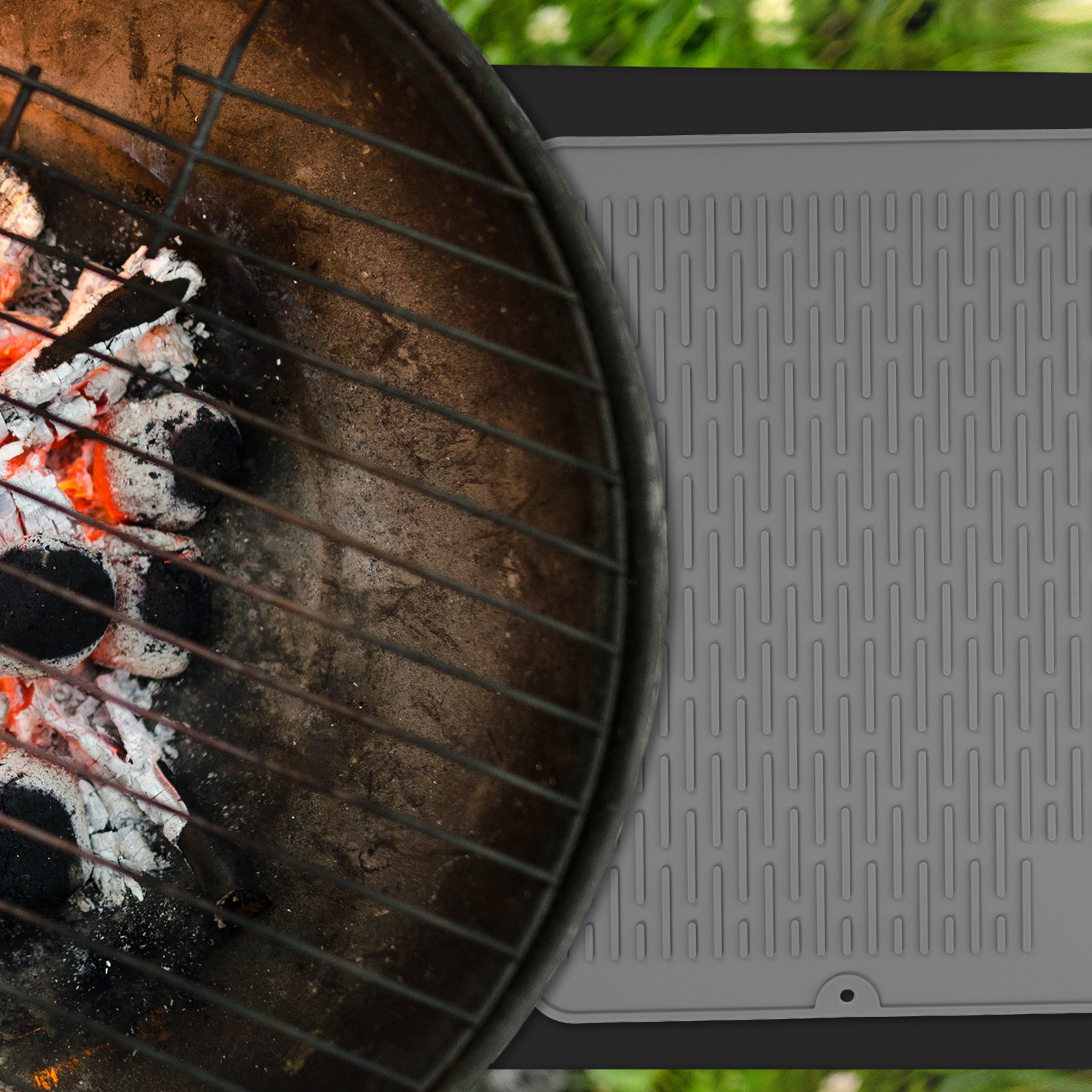 1pc Silicone Grill Mat Multipu - مراجعة Outdoor Gas Stove وسعره
