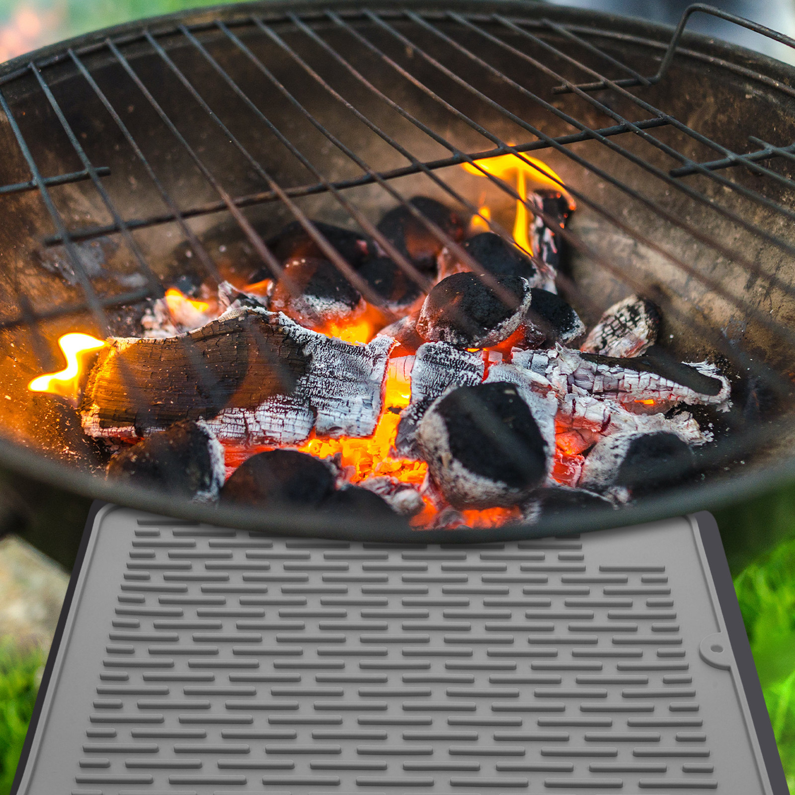 1pc Silicone Grill Mat Multipu - مراجعة Outdoor Gas Stove وسعره