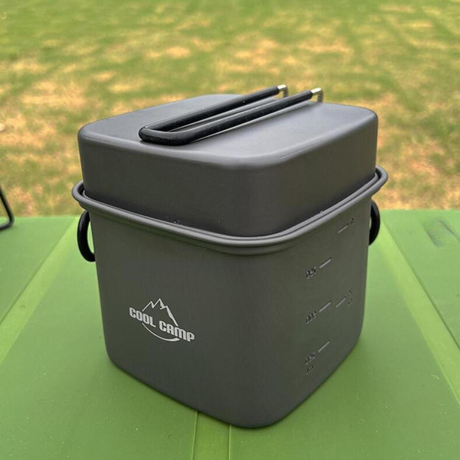Camping Cookware Set Frying Pa - مراجعة Camp Utensil Set وسعره