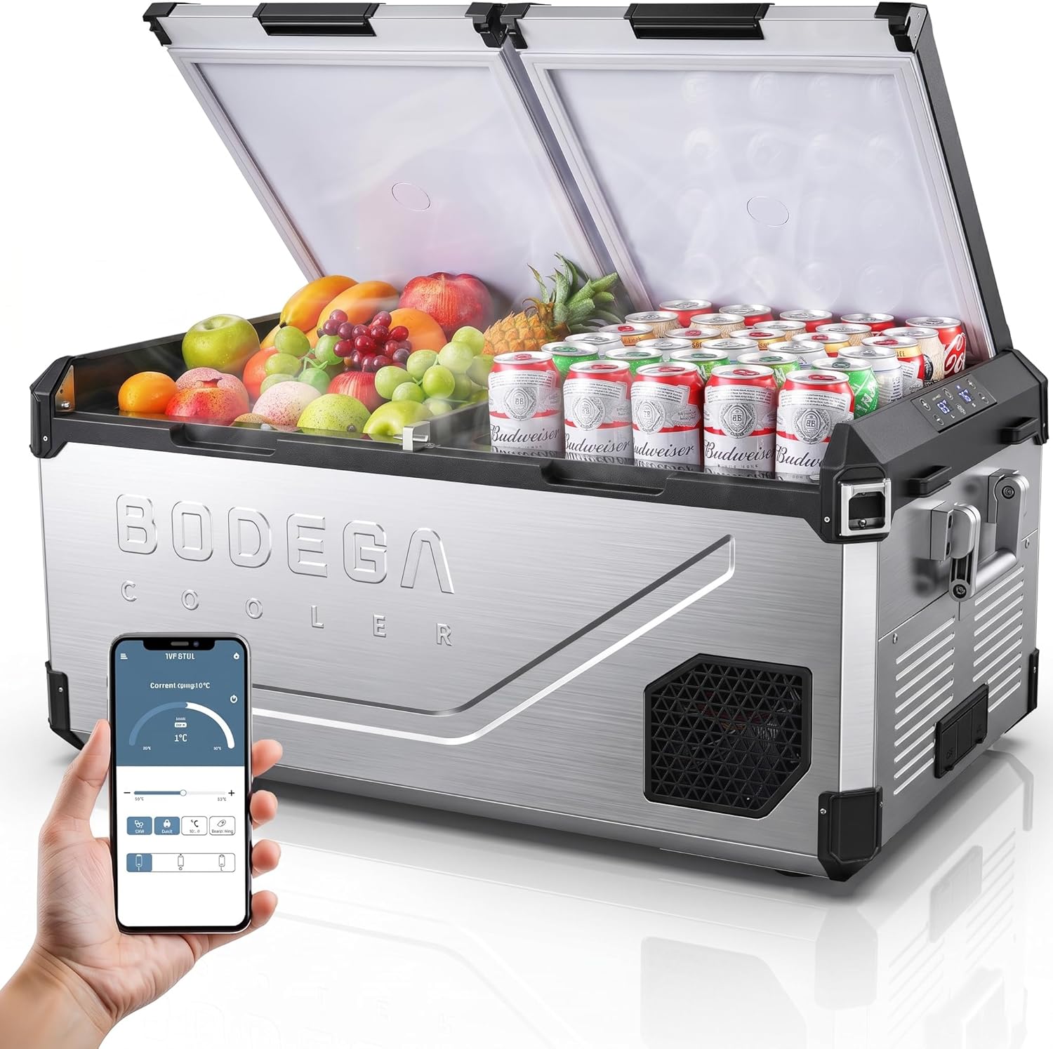 79 Quart Dual Zone Portable Ca - مراجعة Outdoor Camping Zone وسعره