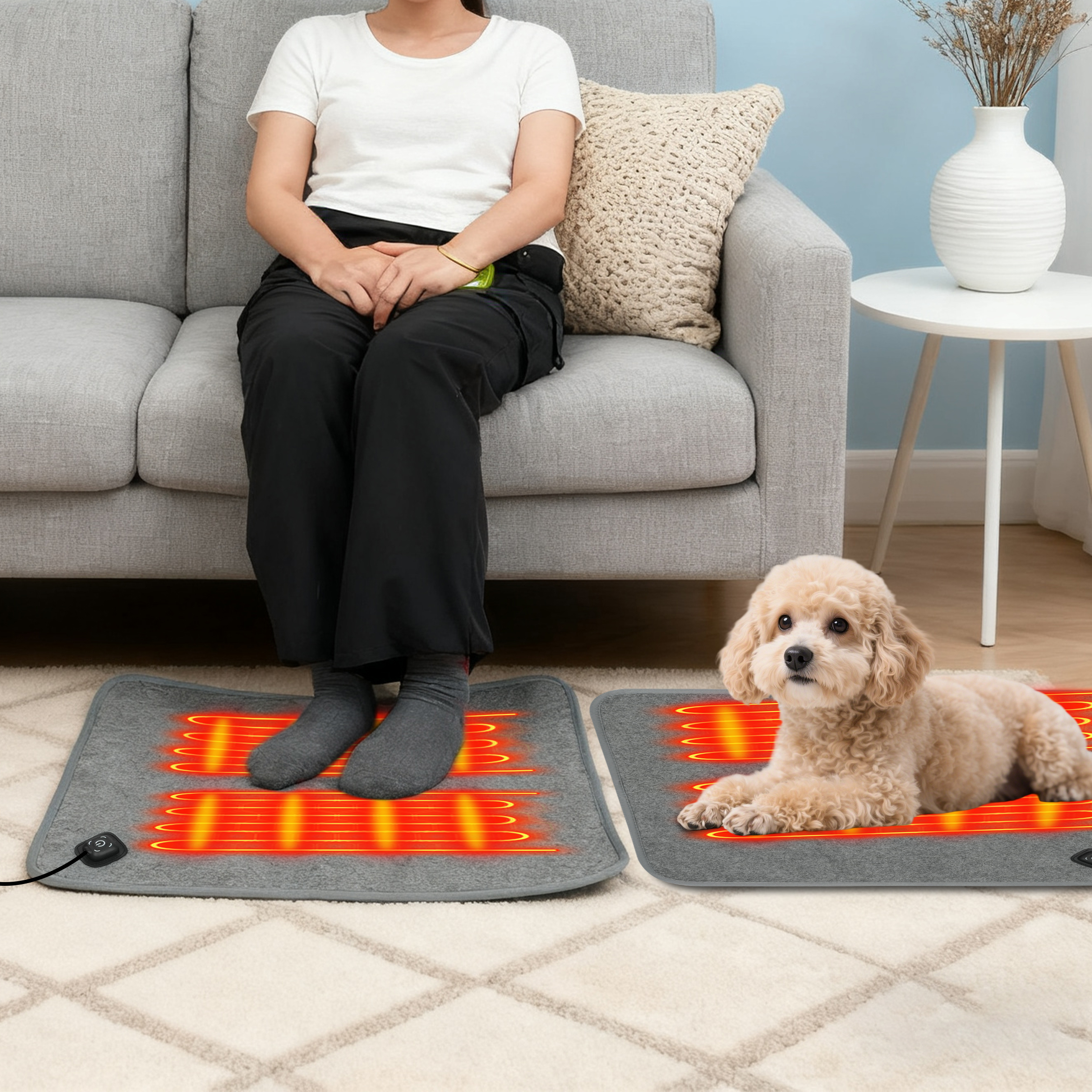 1PC USB MiElectric Heating Pad - مراجعة Outdoor Camping Zone وسعره