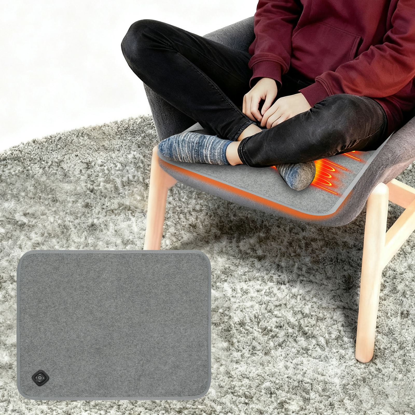 1PC USB MiElectric Heating Pad - مراجعة Outdoor Camping Zone وسعره