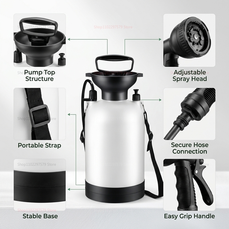 Portable Camping Shower 5L Man - مراجعة Outdoor Camping Backpack وسعره