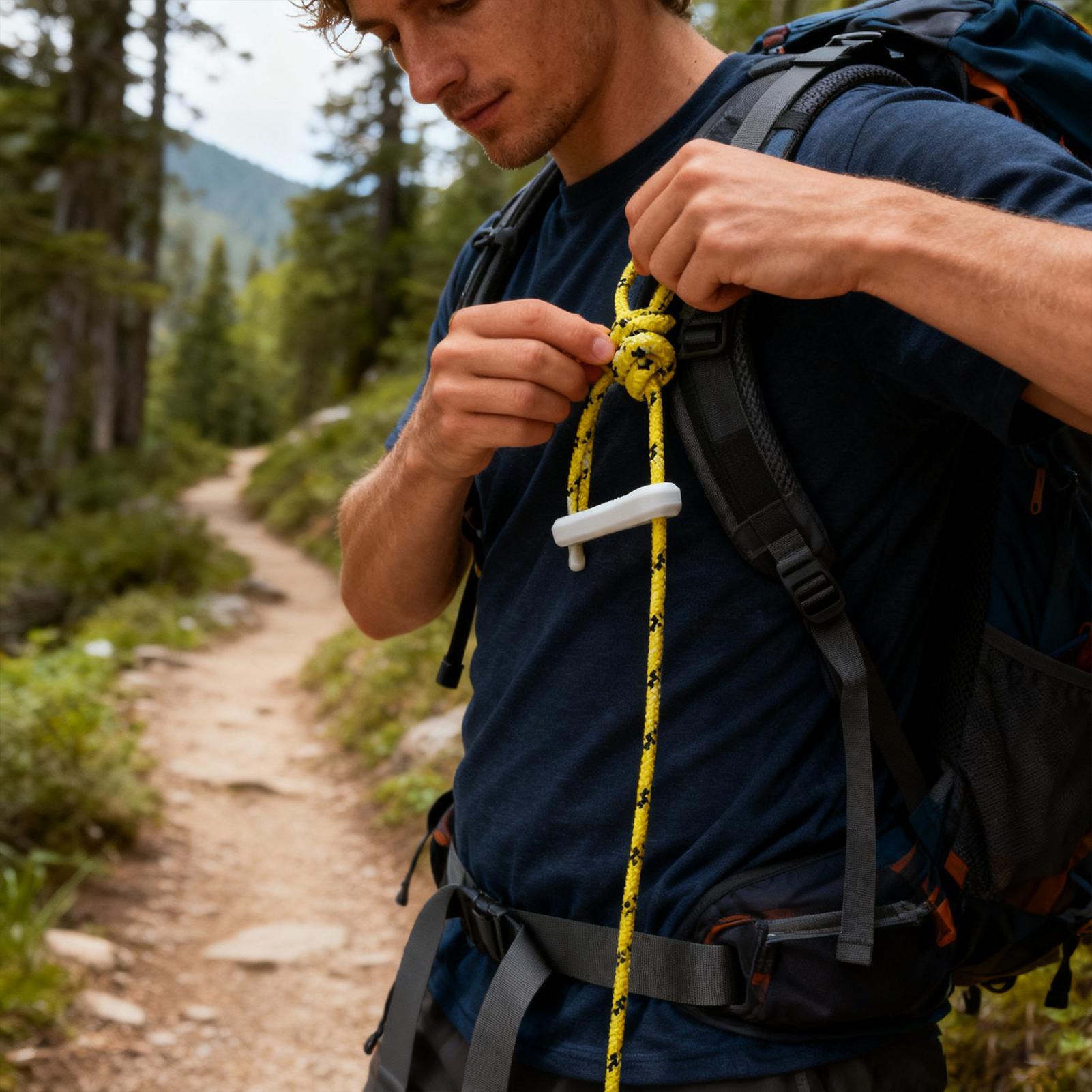 Rope Tightener for Camping 3D  - مراجعة Outdoor Camping Backpack وسعره