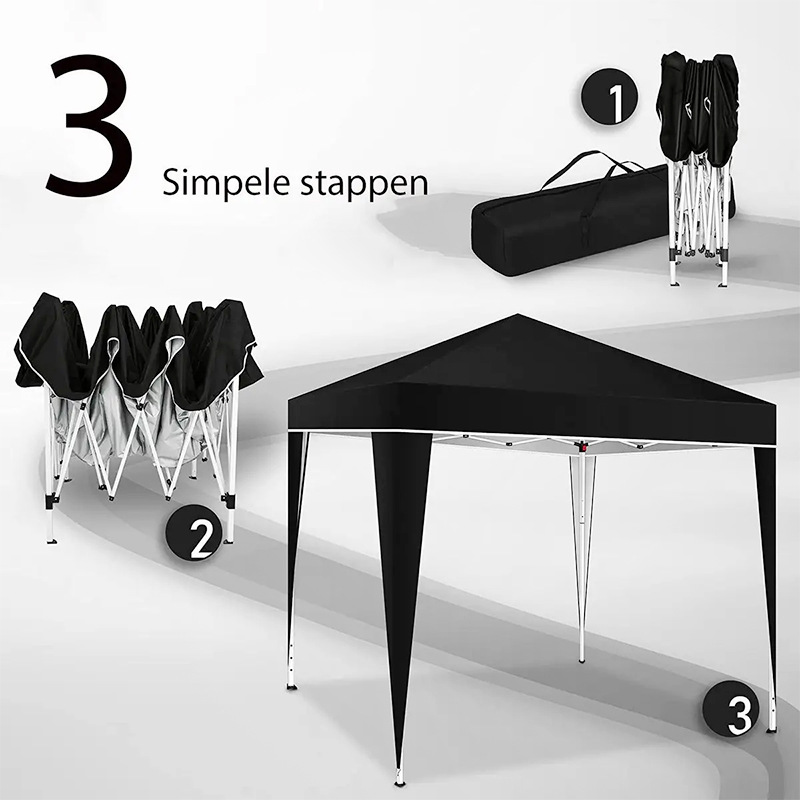 3×3m Four-Corner Pop Up Foldin - مراجعة Outdoor Camping Exhibition وسعره