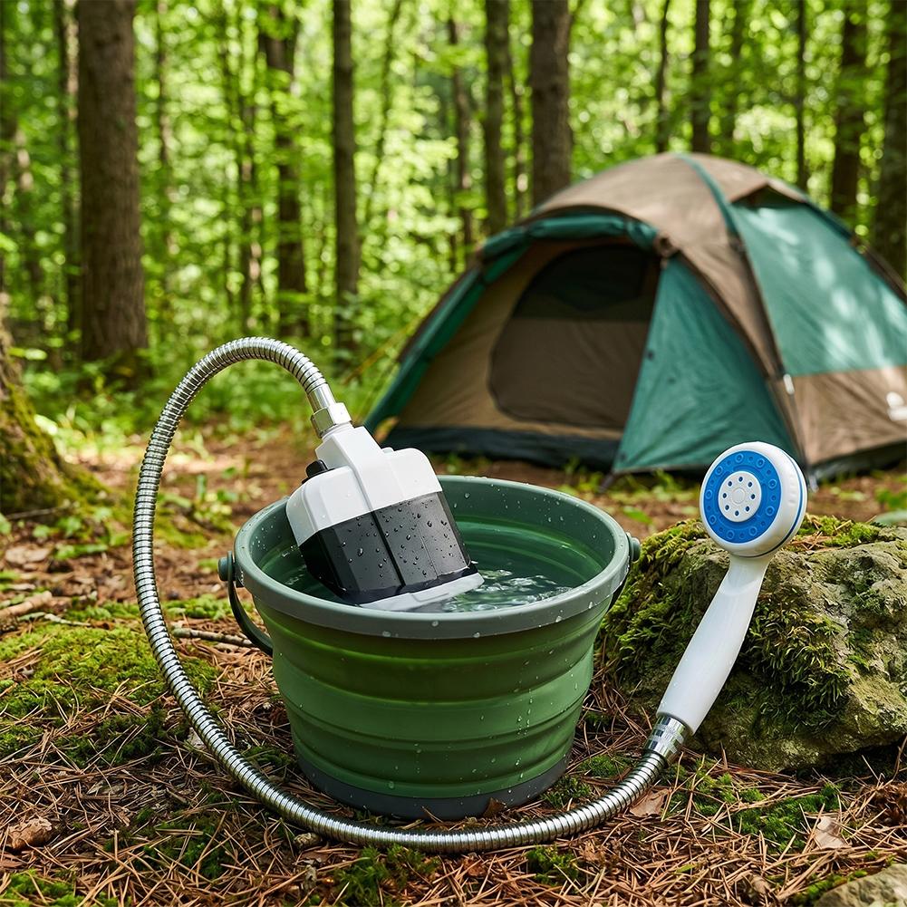 Portable Electric Shower Unit  - مراجعة Outdoor Camping Rental وسعره