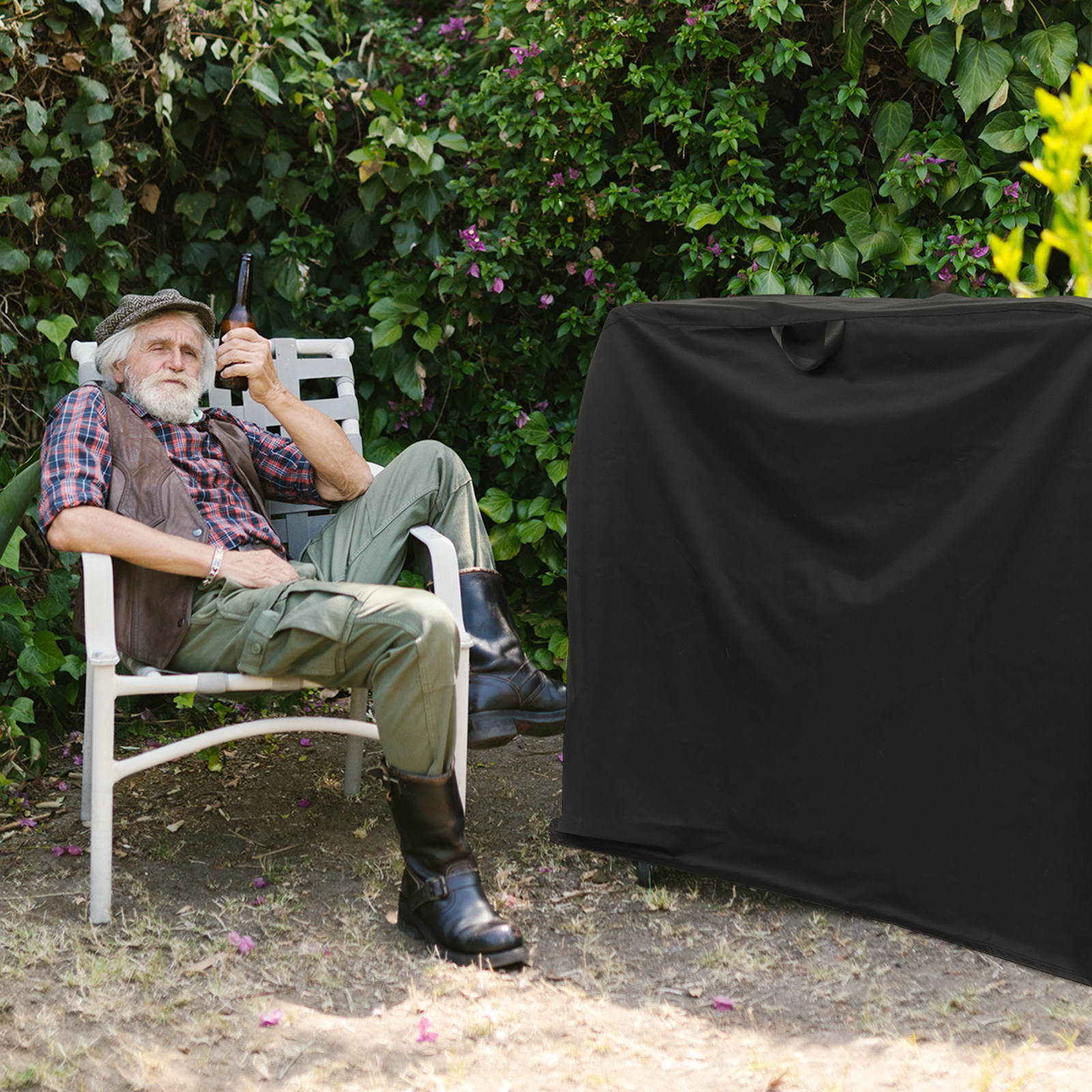 1Pcs Bbq Grill Cover Tough Fab - مراجعة Outdoor Gas Stove وسعره