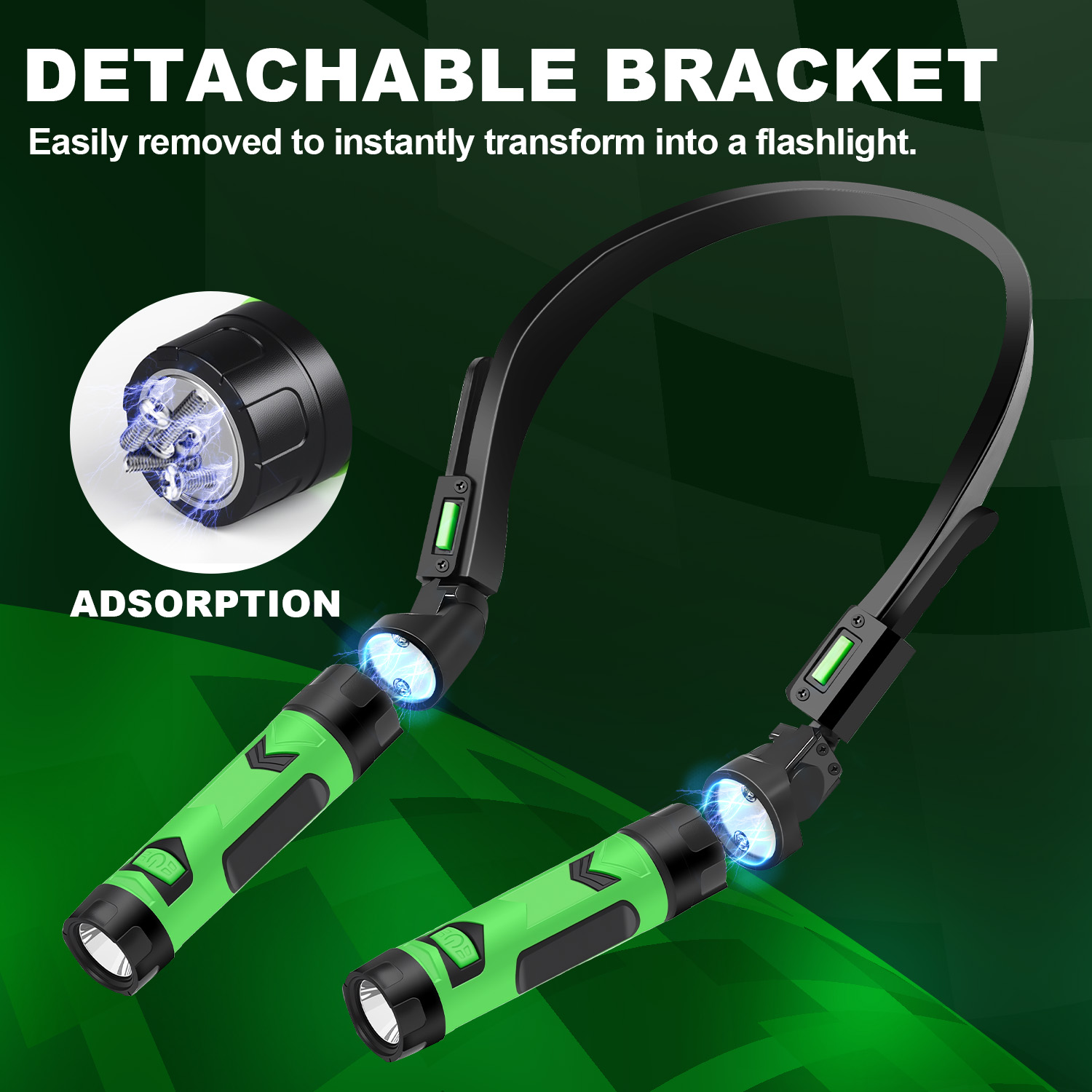 USB Rechargeable LED Neck Ligh - مراجعة Outdoor Camping Accessories وسعره