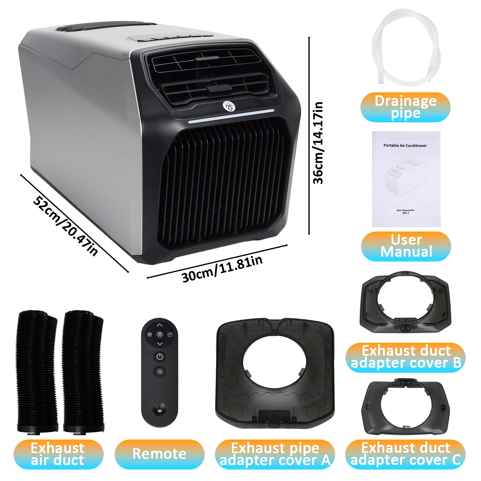 6800BTU Portable Air Condition - مراجعة Outdoor Camping Vehicle وسعره