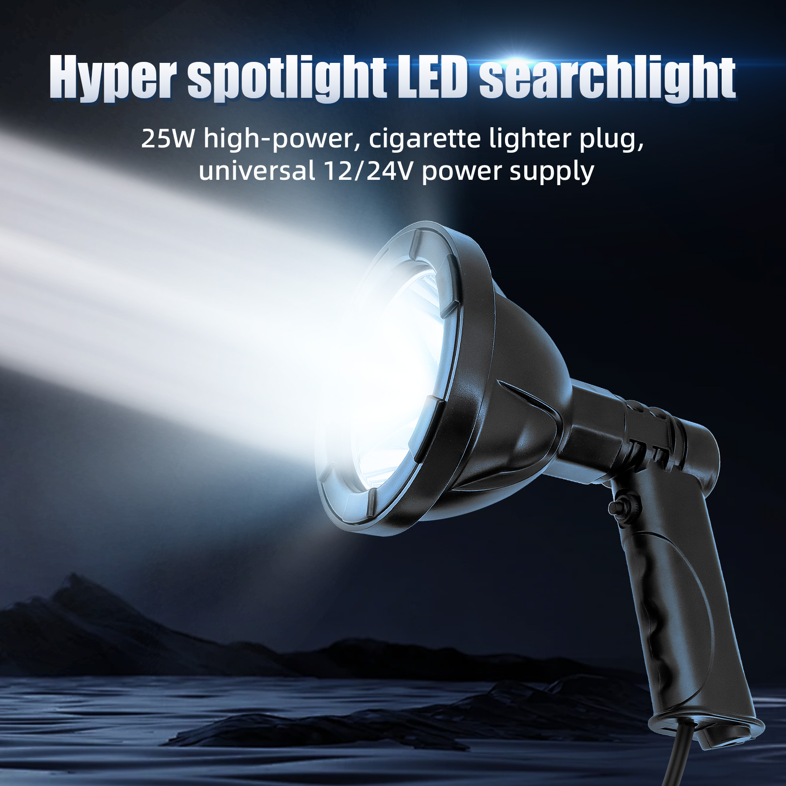 100W 4inch High Power Handheld - مراجعة Outdoor Camping Vehicle وسعره