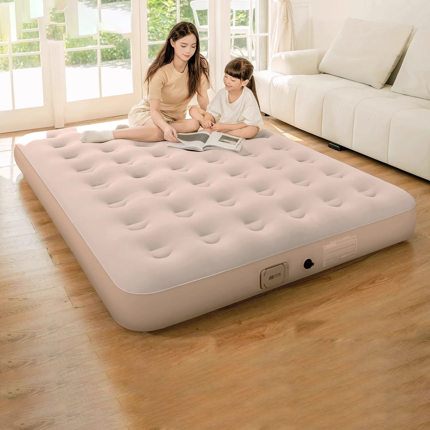 Air Mattress Built-in Pump Sel - مراجعة Camping Outdoor Or Indoor وسعره