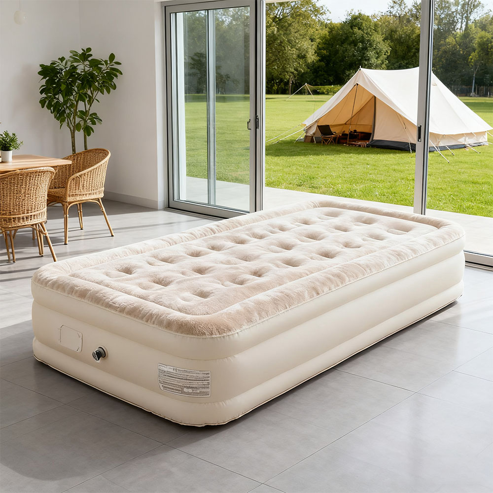 Air Mattress Built-in Pump Sel - مراجعة Camping Outdoor Or Indoor وسعره